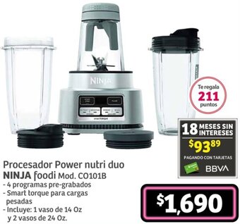 Soriana Híper NINJA Procesador Power nutri duo oferta