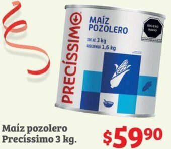 Soriana Híper Maíz pozolero Precíssimo 3 kg oferta