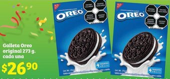 Soriana Híper Galleta Oreo original 273g oferta