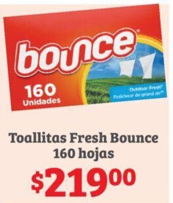 Toallitas Fresh Bounce 160 hojas