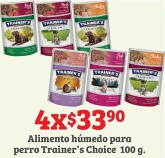 Soriana Híper Alimento húmedo para perro Trainer's Choice 100 g oferta