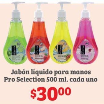 Soriana Híper Jabón líquido para manos Pro Selection 500 ml oferta