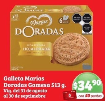 Galleta Marías Doradas Gamesa 513 g