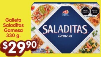 Soriana Híper Galleta Saladitas Gamesa 330 g oferta