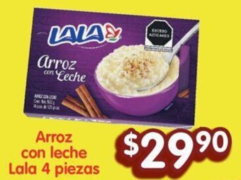Soriana Híper Arroz con leche Lala 4 piezas oferta