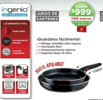 Soriana Híper JUEGO DE SARTENES oferta