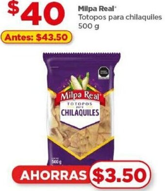 Milpa Real Totopos para chilaquiles 500g 4