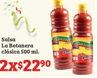 Soriana Híper Salsa La Botanera clásica 500 ml oferta