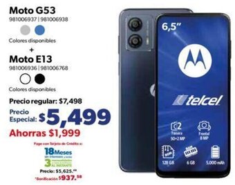Sam's Club Moto G53 6,5" oferta