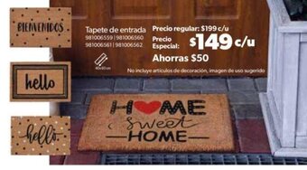 Sam's Club Tapete de entrada oferta