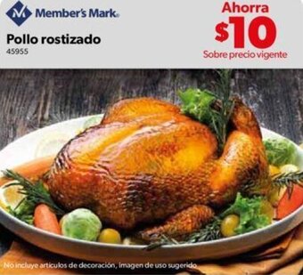 Sam's Club Member's Mark Pollo rostizado oferta