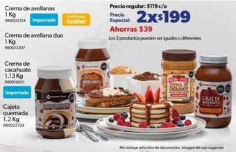 Crema de avellanas 1kg