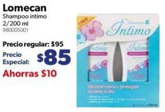 Sam's Club Lomecan Shampoo intimo 2/200ml oferta