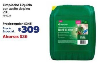 Limpiador Líquido con aceite de pino 20 L