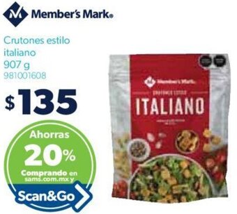 Member's Mark Crutones estilo italiano 907g