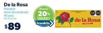 De la Rosa Mazapán dulce de cacahuate 40 pzas