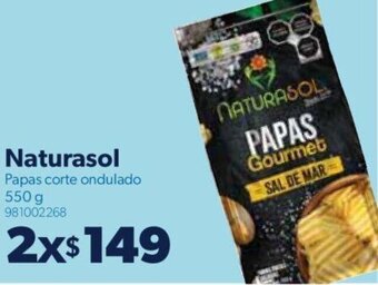 Sam's Club Naturasol Papas corte ondulado 550 g oferta
