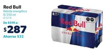 Sam's Club Red Bull Bebida energética 8/250 ml oferta