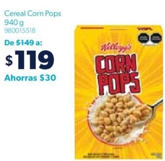 Sam's Club Kellogg's Cereal Corn Pops 940 g oferta