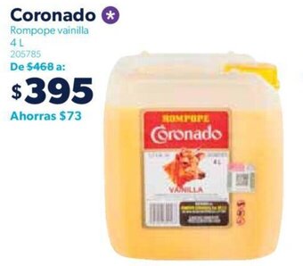 Coronado Rompope vainilla 4L