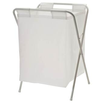 IKEA Jäll bolsa de ropa c/soporte, blanco, 50 l oferta