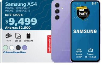 Sam's Club SAMSUNG A54 oferta