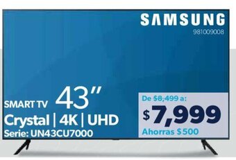 Sam's Club SAMSUNG SMART TV 43" oferta