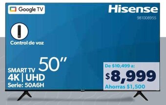Sam's Club Hisense SMART TV 50" oferta