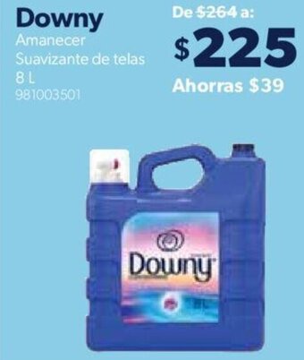 Sam's Club Downy Amanecer Suavizante de telas 8L oferta