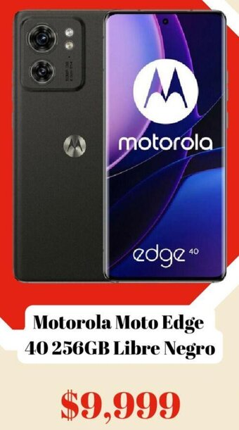 Elektra Motorola Moto Edge 40 256GB Libre Negro oferta