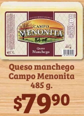 Queso manchego Campo Menonita 485 g