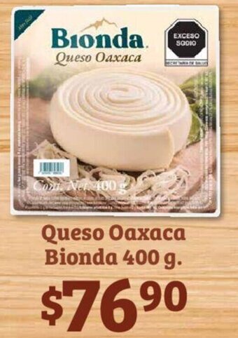 Queso Oaxaca Bionda 400 g