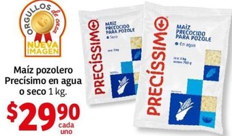 Soriana Mercado Maíz pozolero Precísimo en agua o seco 1 kg oferta