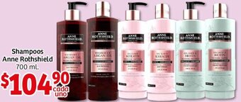 Soriana Mercado Anne Rothshield Shampoos 700 ml oferta