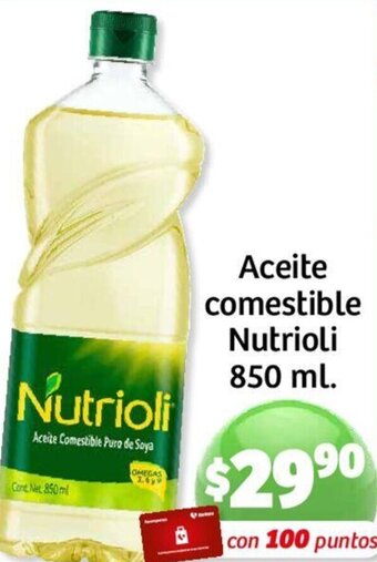 Soriana Mercado Aceite Comestible Nutrioli 850 ml oferta