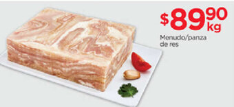 Chedraui Menudo/panza de res oferta