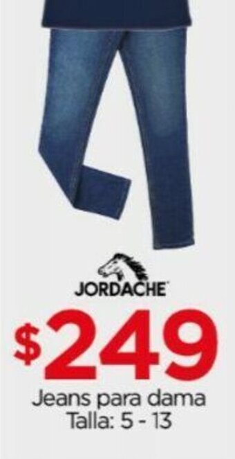Chedraui Jeans para dama Talla 5-13 oferta