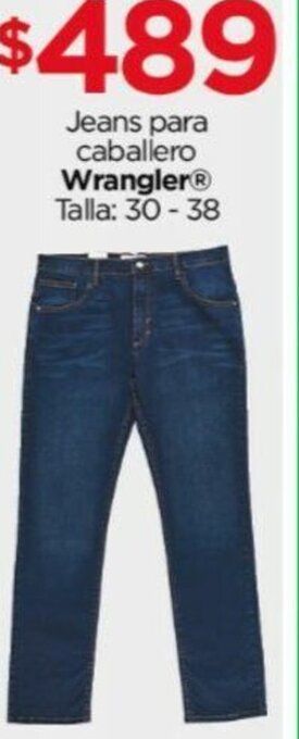 Jeans para caballero Wrangler Talla 30-38