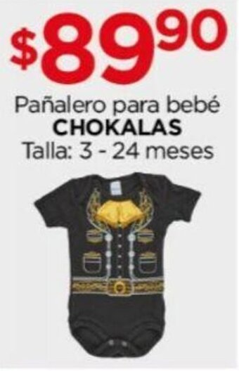 Chedraui Pañalero para bebé CHOKALAS Talla 3-24 meses oferta