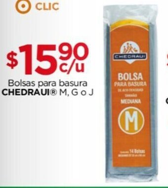 Chedraui Bolsas para basura CHEDRAUI M, G o J oferta