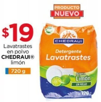 Chedraui CHEDRAUI Lavatrastes en polvo Limón 720g oferta