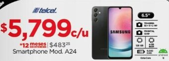 Chedraui Samsung Smartphone Mod. A24 oferta
