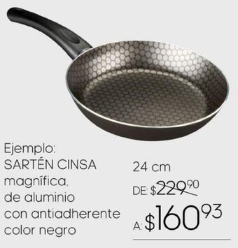 DelSol SARTÉN CINSA magnífica 24cm oferta