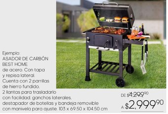 DelSol ASADOR DE CARBÓN BEST HOME oferta