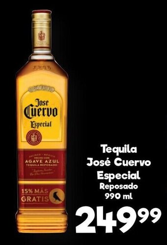 S-Mart Tequila José Cuervo Especial Reposado 990 ml oferta