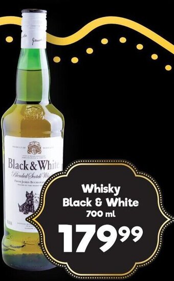 S-Mart Whisky Black & White 700 ml oferta