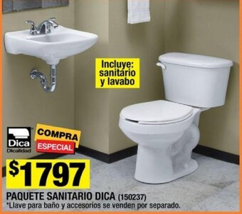 The Home Depot PAQUETE SANITARIO DICA oferta