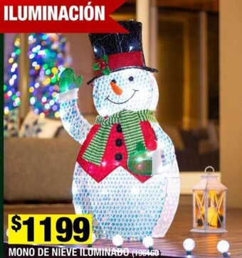 The Home Depot MONO DE NIEVE ILUMINADO oferta