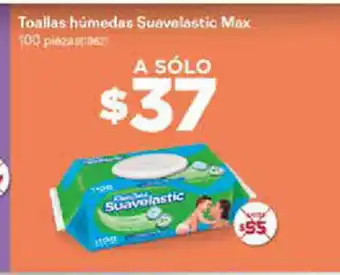 Farmacias del Ahorro Toallas Humedas Suavelastic Max 100 Pieza oferta