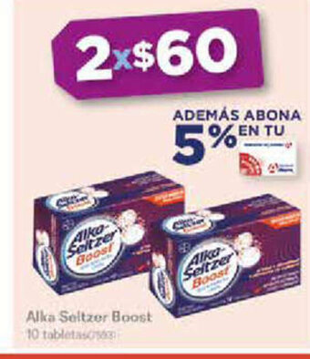 Alka Seltzer Boost 10 Tabletas
